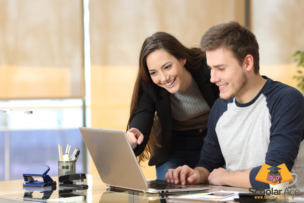 girl helping in essay writing to achieve good grades