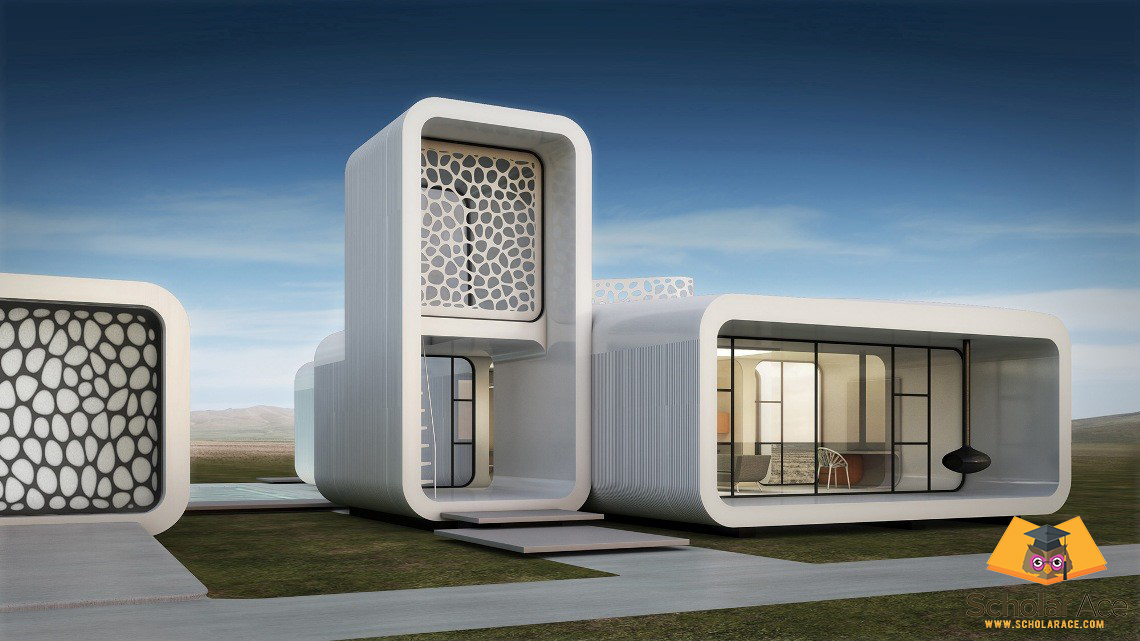 3d printed house prototype in UAE