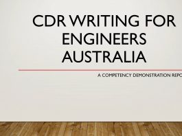 Competency Demonstration Report CDR writing for engineers Australia