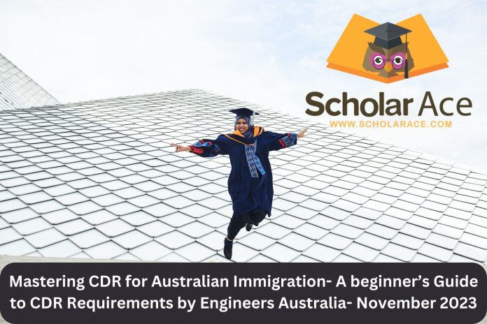 CDR report for Australian Immigration