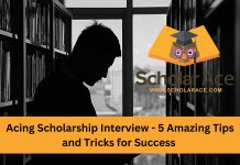 Acing Scholarship Interview – Five Amazing Tips and Tricks for Success – January 2024 scholarship interview tips