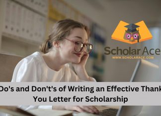 TillDo's and Don't's of Writing an Effective Thank You Letter for Scholarsh